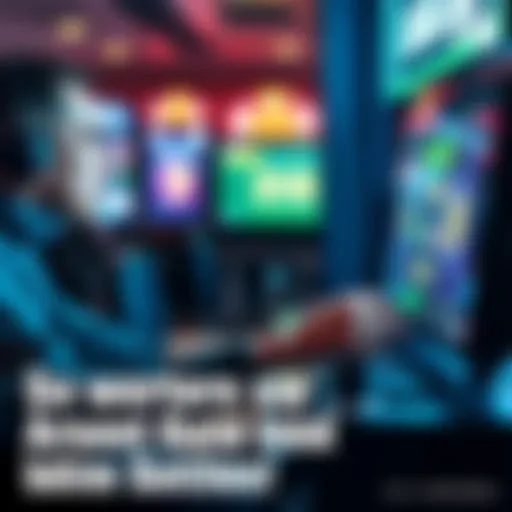 A person focused on playing an online game, with visible excitement and a cash prize displayed on the screen