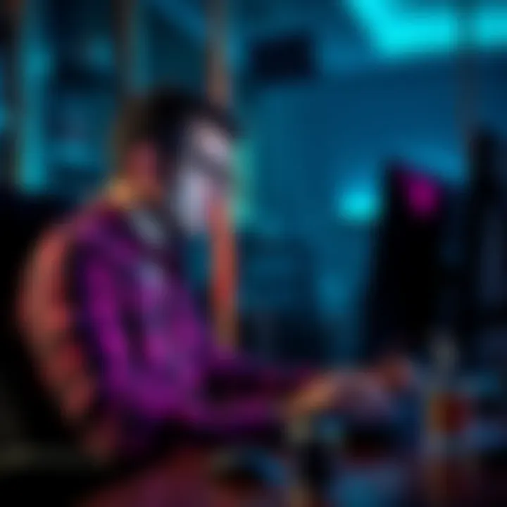 Person deleting bank account Individual sitting at a computer, focused on closing their bank account to quit gambling.