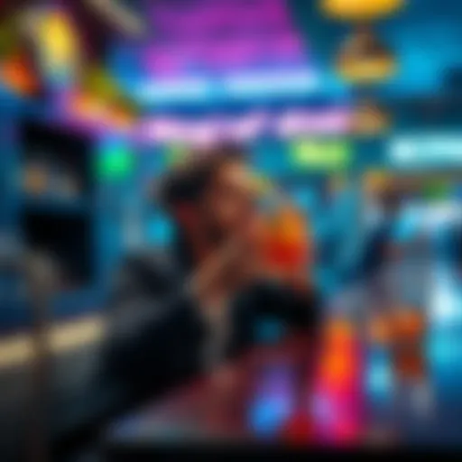 A person sitting at a bar counter, holding a refreshing drink, looking relaxed and relieved from stress