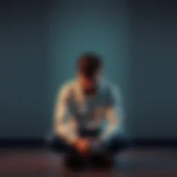A person sitting alone with a distressed expression, symbolizing deep emotional pain and frustration