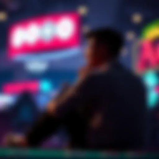 A person sitting alone, looking thoughtful and contemplative, symbolizing the emotional impact of gambling losses.