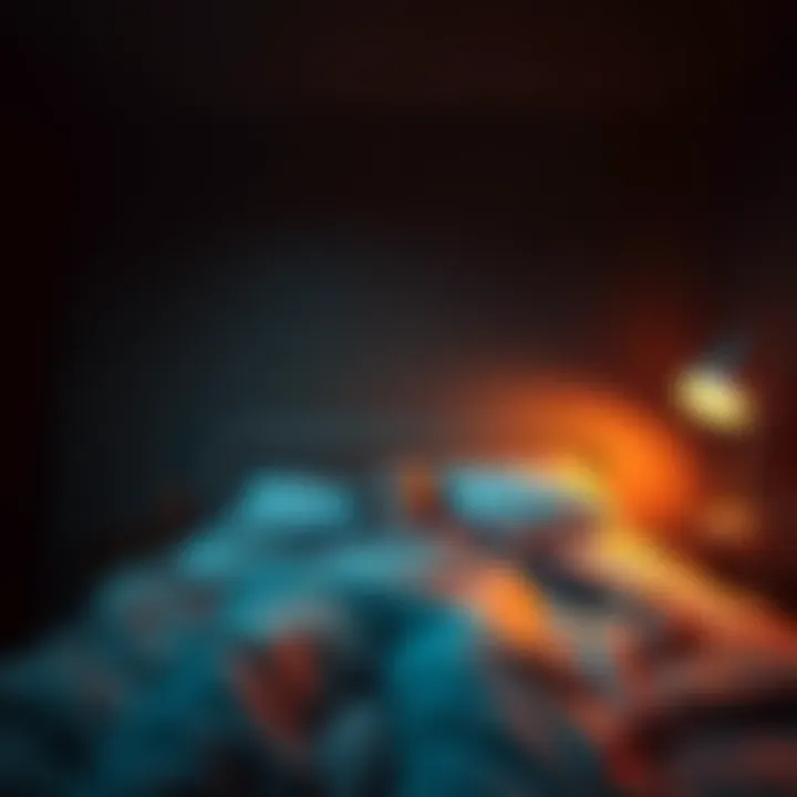 A person lying on a bed, staring blankly at the ceiling in a dimly lit room, reflecting on a disappointing experience