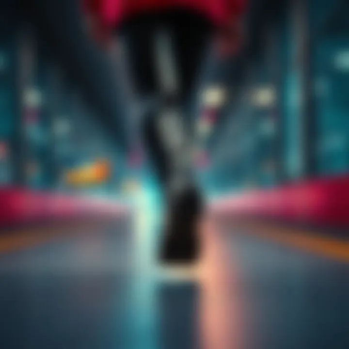 A person walking with a prosthetic leg, illustrating the challenges faced by those with limb loss due to a condition affecting their mobility.