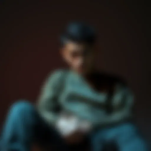 A person sitting alone, looking distressed and reflecting on their mistakes, with a somber expression.