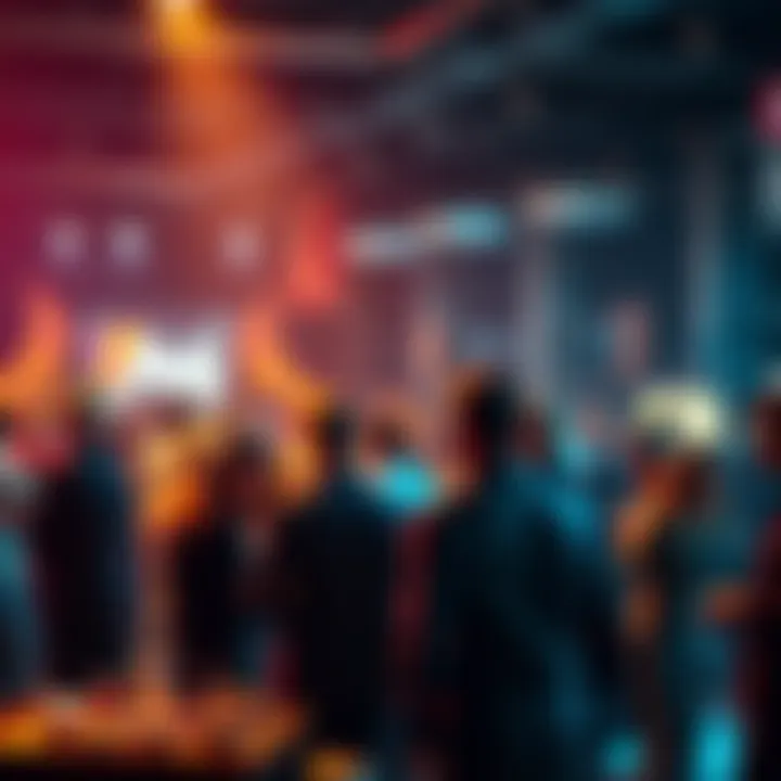 People discussing strategies and sharing tips at the Phat Parlay event