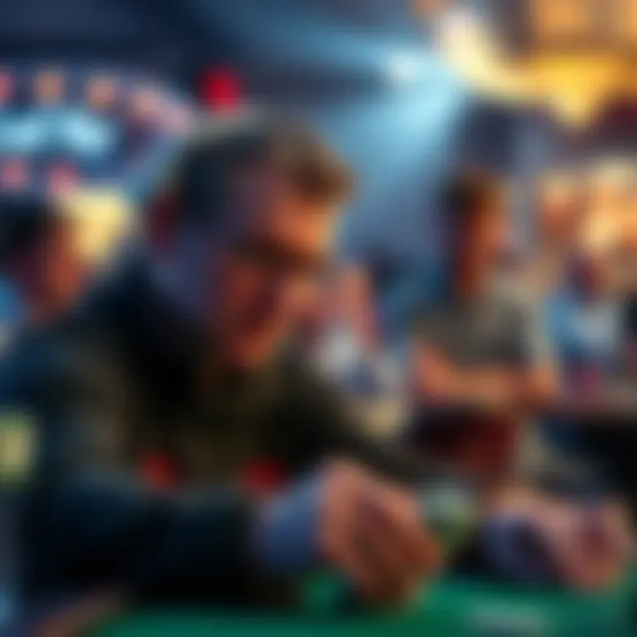 Phil Johnson with over 30 million chips faces Darren Rabinowitz with fewer than 14 million in a poker final