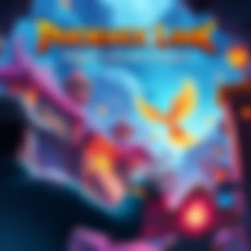 A colorful screenshot of the Phoenix Link game featuring vibrant graphics and engaging gameplay.