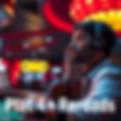 A player looking at a VIP host while considering Plat 4+ reload options in a casino setting.