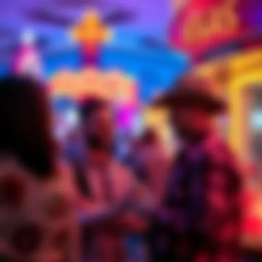 A person in Las Vegas playfully offers 10 dollars to others, sparking conversation about risk and fun.