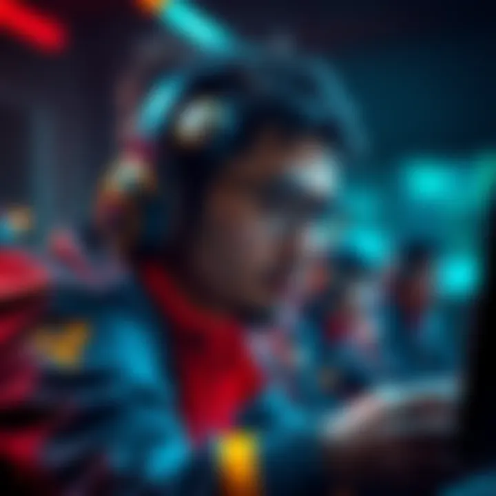 A gamer focused on reaching Plat 2 from Plat 1, showing determination and strategies for success