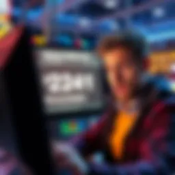 A player with a shocked expression staring at a screen showing $241 in bonus bets and a disappearing notification