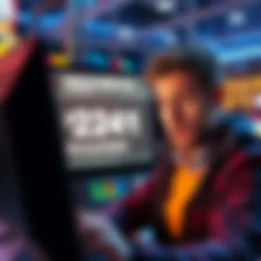 A player with a shocked expression staring at a screen showing $241 in bonus bets and a disappearing notification