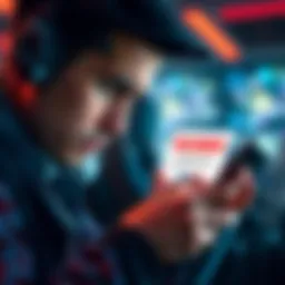 Player banned after winning A frustrated player looking at their device with a notification of a permanent ban from Fanatics after winning 100 dollars.