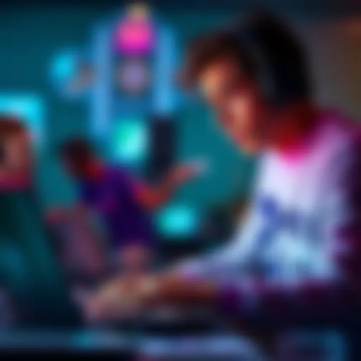 Player sharing bonus experience A player discussing their experience with a bonus from support, looking concerned while typing on a laptop