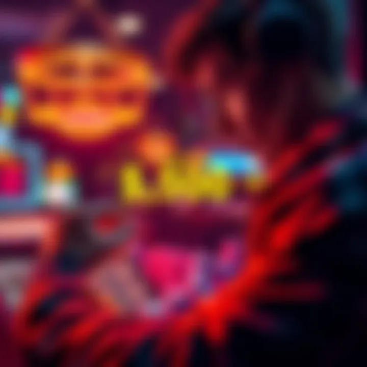 A person looking at their gambling account showing a positive balance despite recent losses