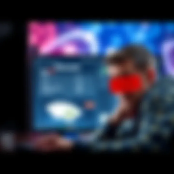 A worried player looks at a computer screen showing a locked poker account, expressing frustration over lost funds