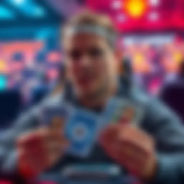 A player looking worried while holding gaming cards, questioning the trustworthiness of EV Cashout system.