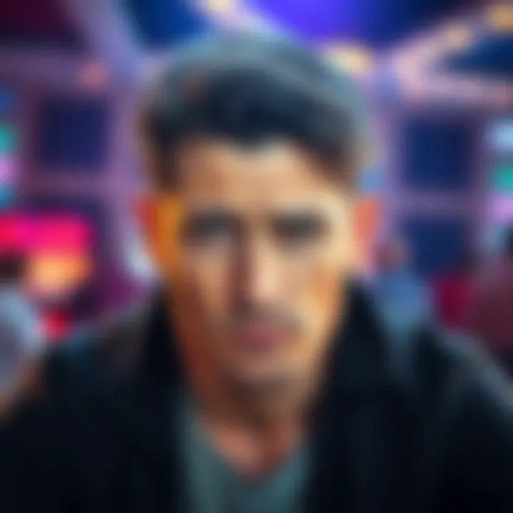 Player with a disappointed expression A man looking disappointed after losing money while gambling, showcasing a sense of determination to improve in the future.