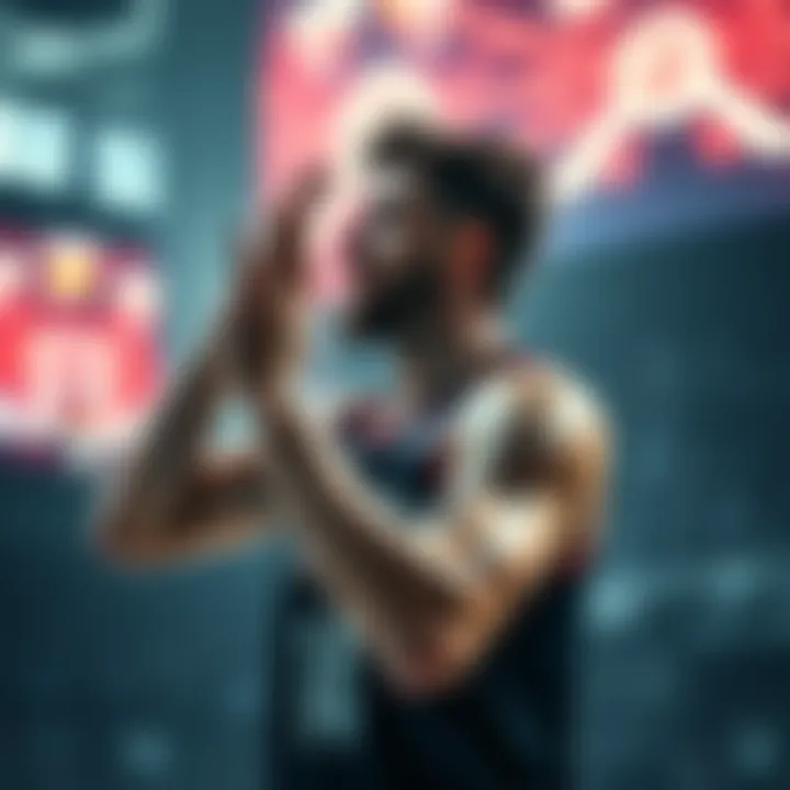 A basketball player in action, preparing to shoot, highlighting Hauser's importance for today's game.