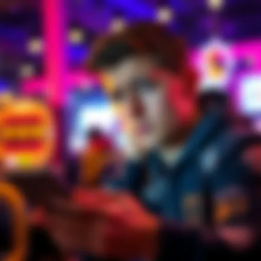 A person looks upset while checking their online casino account, showing frustration over being unable to withdraw winnings.