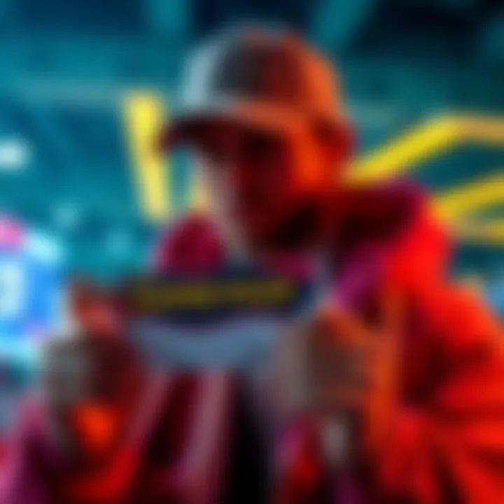 Player Holding Super Pass A player looking at their Super Pass ticket, considering a transfer from Japan to China after winning a game.