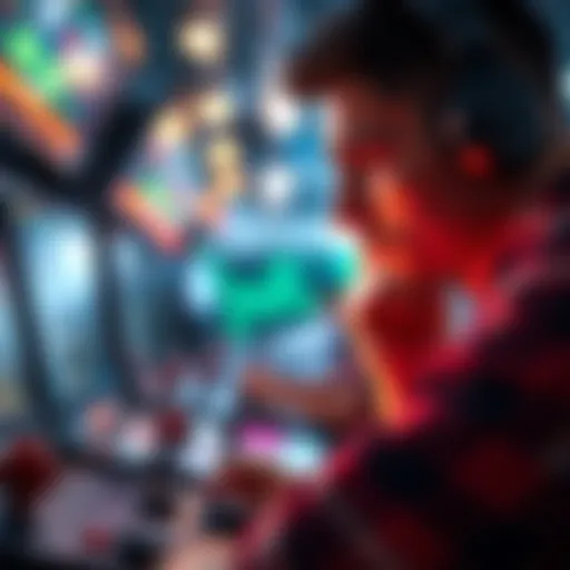 A frustrated player looking at their game score showing only one or two points.