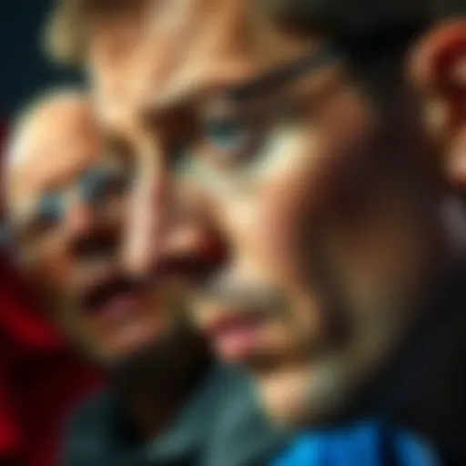 A close-up of a player's face showing disappointment after making the right move in a game, reflecting on their experience.