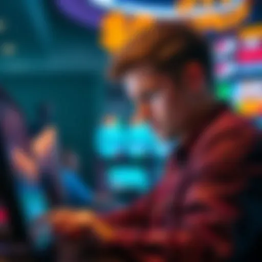 A disappointed player looking at their screen after missing a chance to cash out $40,000