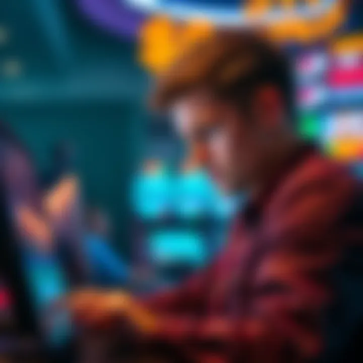 A disappointed player looking at their screen after missing a chance to cash out $40,000