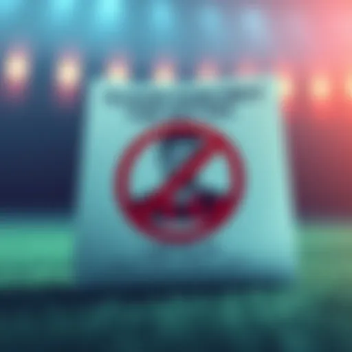 A betting slip with a crossed-out player image, indicating the player is not available for the game.