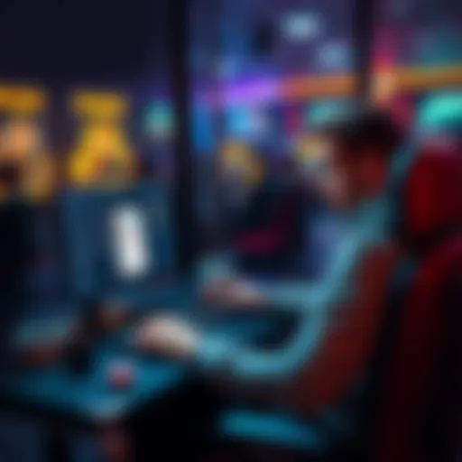 A player sits at a computer, analyzing different bonus offers and deposit experiences while considering their gaming habits.