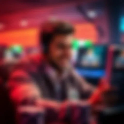 A happy player looking at their slitherBet account showing a significant balance increase