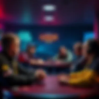 Group of players talking about alternative gaming spots after Lodge shuts down