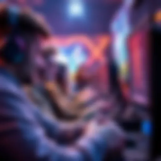 A group of people engaged in online gaming, smiling while using reload options on their screens