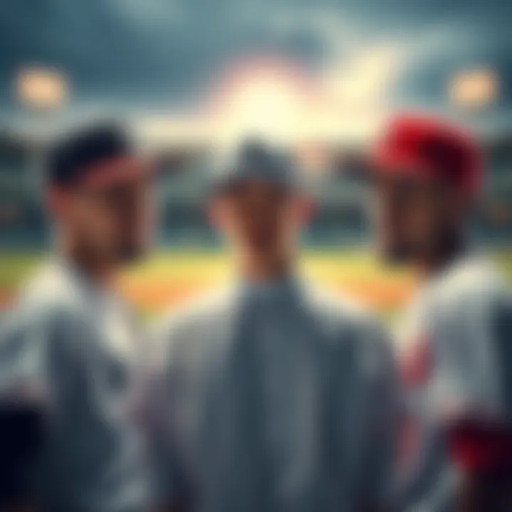 Players Gear Up for Strikeout Challenge Three baseball players prepare to face teams with high strikeout rates in their recent games.