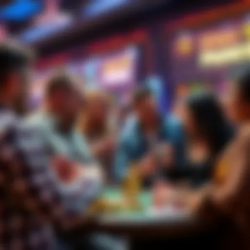 Group of people discussing their winnings after $1000 deposit at Stake