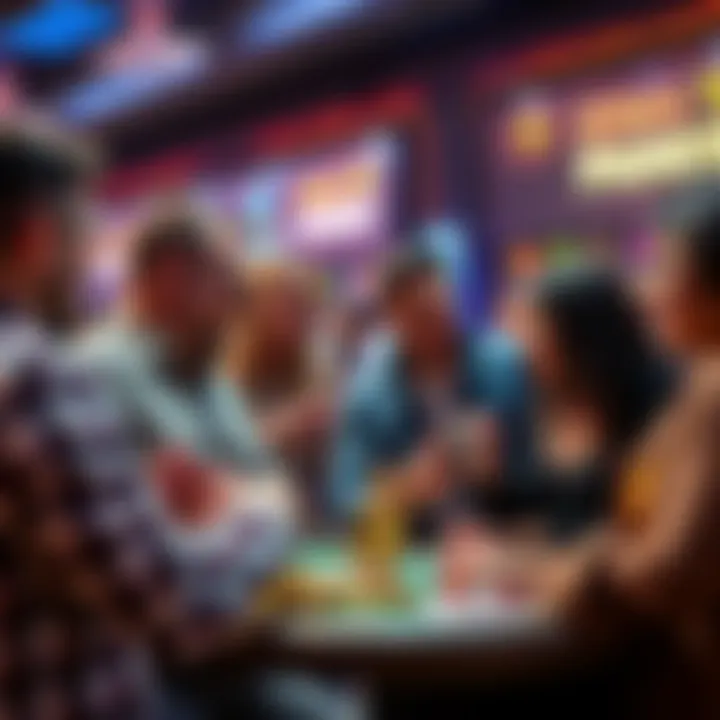 Group of people discussing their winnings after $1000 deposit at Stake