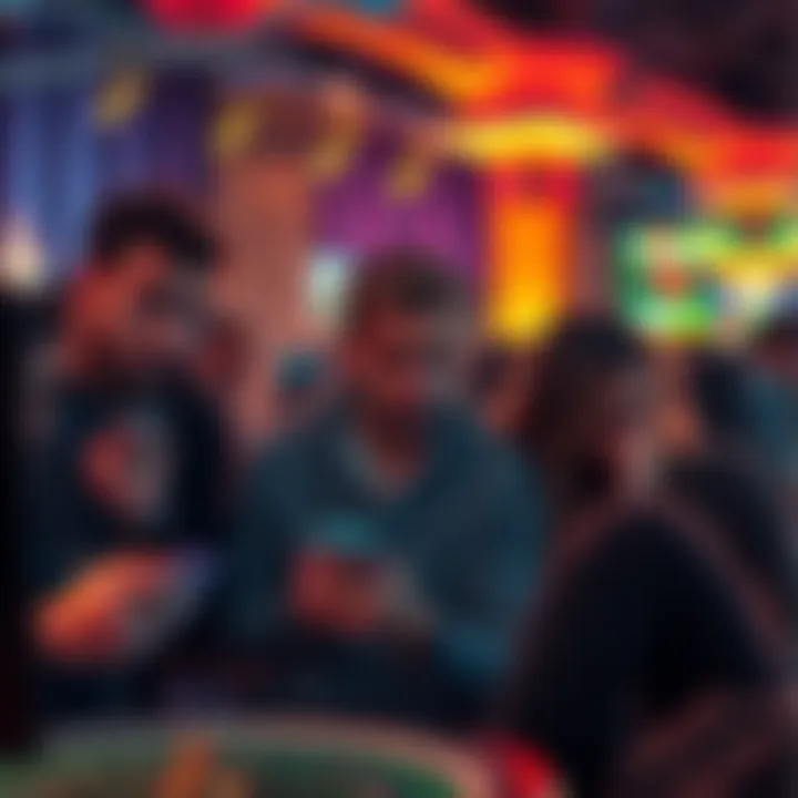 Group of people expressing frustration while playing online poker and casino games on their devices