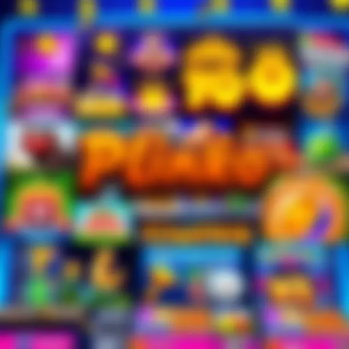 A collage of popular Plinko games and player preferences, showcasing vibrant game graphics and game names