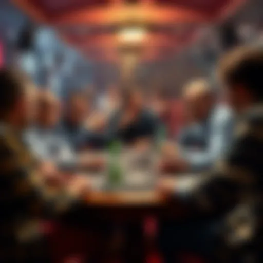 A group of friends playing poker at a table, discussing strategies while some prefer to limp, showing different playing styles.