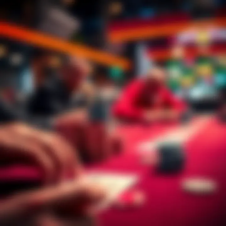 A poker table showing players with poker chips, focusing on pocket pairs and strategizing against a 3-bet