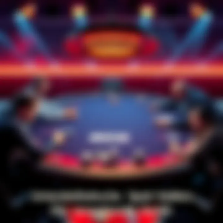 Poker table with different player skill levels A poker table showing players with varying skill levels, highlighting differences in gameplay on multiple platforms.