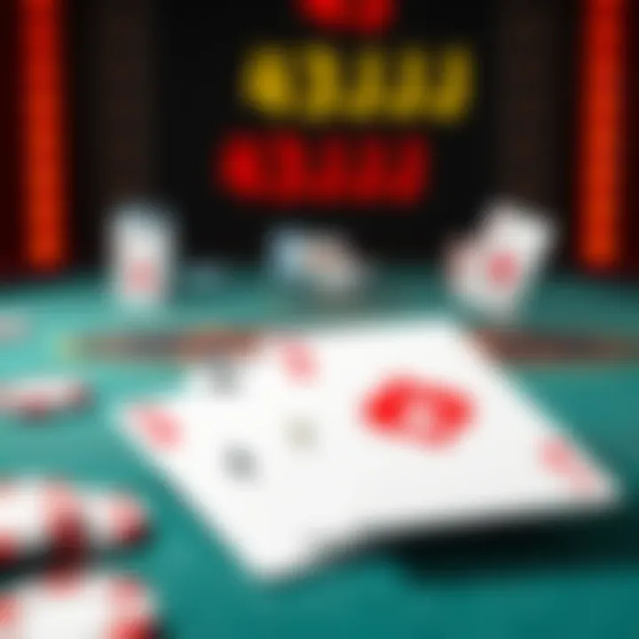 A pair of QJ poker cards displayed on a felt table with the board showing 43JJJ, highlighting a jackpot situation in a home game.