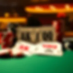 A poker table with chips and cards showing AK and QQ, depicting a high-stakes decision