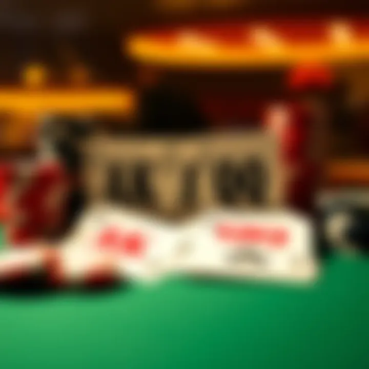 A poker table with chips and cards showing AK and QQ, depicting a high-stakes decision