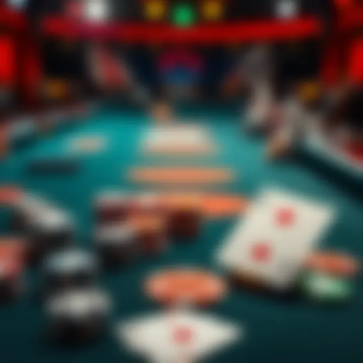 Poker Hall of Fame Criteria A poker table with cards and chips, representing the requirements for the Poker Hall of Fame for non-WSOP players.