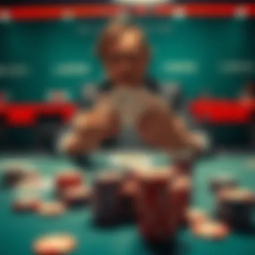 A player contemplates their hand holding pocket Kings in a Bomb Pot during a poker game. The table shows community cards and chips stacked high.