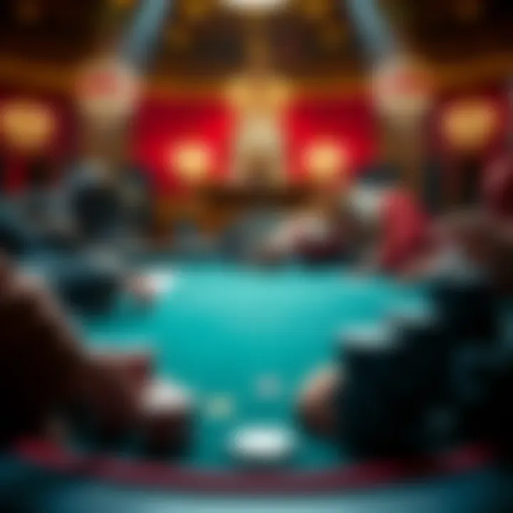 A poker table displaying two Kings losing to Jacks in an intense game.