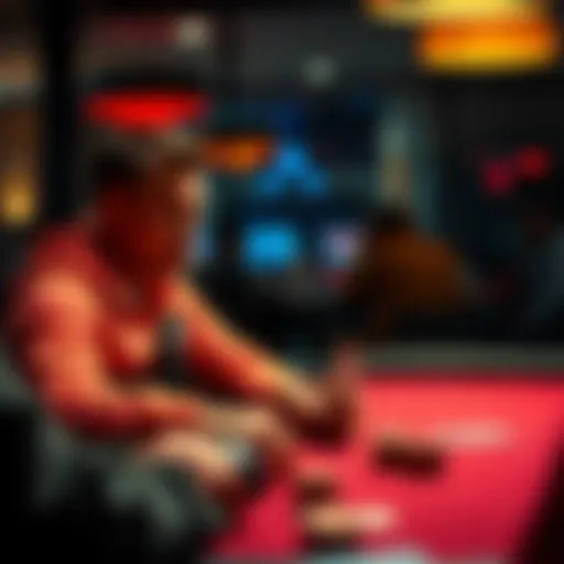 Poker player calculating pot odds A poker player sits at a table, contemplating whether the pot odds are 2 to 1 or 3 to 1 after betting 100 dollars into a 100 dollar pot