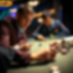 Malcolm Trayner and Daewoong Song at the poker table during the 2026 Main Event, focused on their cards and chips
